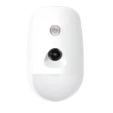 Hikvision DS-PDPC12P-EG2-WE(B)(O-STD) Detector PIRCAM vía radio. Alcance de detección de 12 metros. 52 zonas de detección.