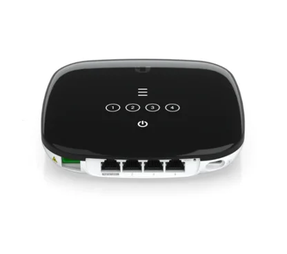 Ubiquiti UF-WiFi6 GPON con WiFi 6, conexiones GPON de alta velocidad de bajada de 2,4 Gbps y de subida de 1,2 Gbps.
