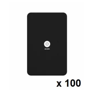 Ubiquiti UA-Card-B-100 100 pack tarjetas NFC negras para control de acceso Unifi compatible con UA-G2, UA-G2-Pro, UA-G3