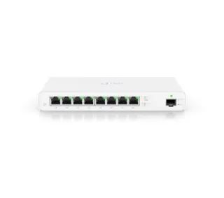 Ubiquiti UISP-R Router PoE Gigabit para aplicaciones MicroPoP con 8 puertos RJ45 GbE con PoE pasivo de 27V que soportan