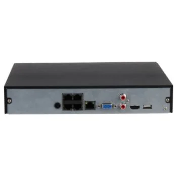 Dahua DHI-NVR4104HS-P-4KS3 - Grabador IP de Sobremesa, 4 Canales PoE hasta 12MP, Capacidad para 1 HDD de 20TB (no incl.)