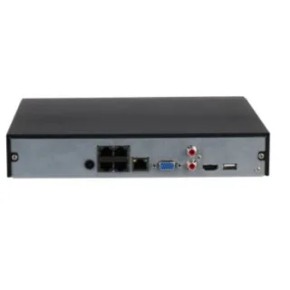 Dahua DHI-NVR4104HS-P-4KS3 - Grabador IP de Sobremesa, 4 Canales PoE hasta 12MP, Capacidad para 1 HDD de 20TB (no incl.)
