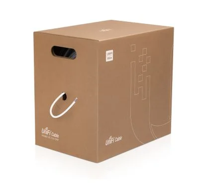 Ubiquiti U-CABLE-C6-CMP (UC-C6-CMP) Bobina de cable de 305 metros Cat6 UTP y CMP (Communications Multipurpose cable, Plenum)