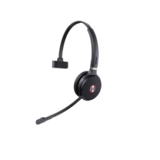 Yealink WHM621T Auricular monoaural inalámbrico DECT Versión Teams Almohadillas de cuero Tecnología de cancelación de ruido