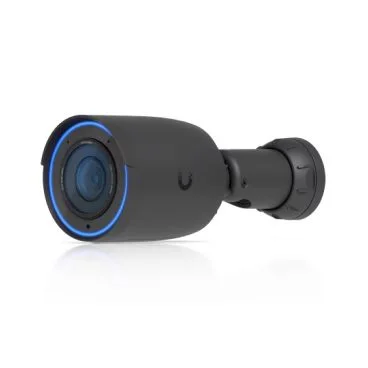 Ubiquiti UVC-G6-Pro-Bullet-B Cámara PoE+ 4K negra para todo clima con capacidades avanzadas de IA, zoom óptico de 2,36x y un