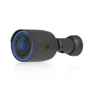 Ubiquiti UVC-G6-Pro-Bullet-B Cámara PoE+ 4K negra para todo clima con capacidades avanzadas de IA, zoom óptico de 2,36x y un