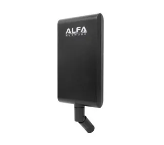 Alfa Network APA-M25-6E Antena WiFi Panel/Planar para Interior, Tribanda (2.4 GHz/5 GHz/6 Ghz), 10dbi, RP-SMA pin Hembra