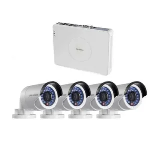 Hikvision - Value DS-J142I/7104HGHI-F1+4CAM 720P, DS-7104HGHI-F1, 4xDS-2CE16C0T-IRP(3.6mm) , Resolution:720P