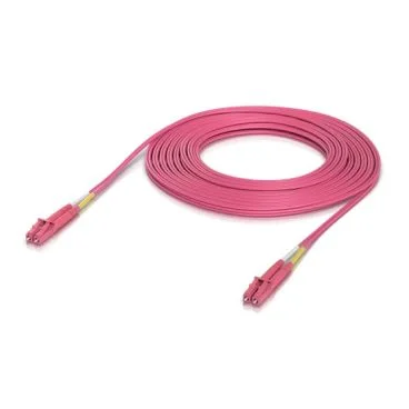 Ubiquiti UACC-OFC-M2-LULU-10M Cable de conexión de fibra multimodo OM4 de 10 metros para interior con conectores dúplex LC