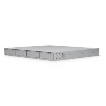 Ubiquiti UNAS-Pro-4 NAS para montaje en rack de 1U con (4) bahías para discos duros de 2.5"/3.5" y (2) ranuras M.2 NVMe para
