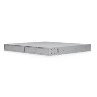 Ubiquiti UNAS-Pro-4 NAS para montaje en rack de 1U con (4) bahías para discos duros de 2.5"/3.5" y (2) ranuras M.2 NVMe para