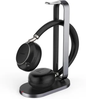 Yealink BH76 Plus with Charging Stand UC / Teams Black USB-C/A Auricular inalámbrico biaural bluethooth con alcance de 45m y