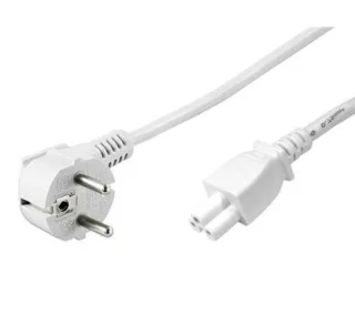Ubiquiti CABLE ALIMENTACION 0.6M SCHUKO/C5 BLANCO Cable de alimentación ACODADO (0.6 M) de color blanco con conector Schuko