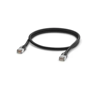 Ubiquiti UACC-Cable-Patch-Outdoor-2M-BK Cable de conexión de cobre trenzado de 24 AWG resistente para exteriores con conector