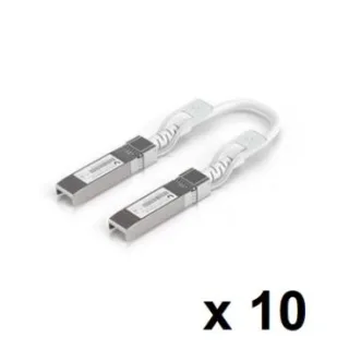 Ubiquiti UACC-Uplink-SFP28-0.15M-10 Pack 10 cables de conexión directa con optimización automática de enlace para