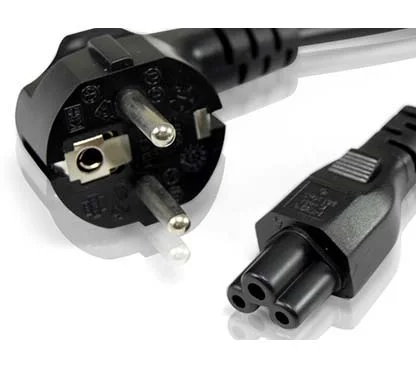 Ubiquiti CABLE ALIMENTACION 1.8M SCHUKO/C5 NEGRO Cable de alimentación ACODADO (1.8 M) de color negro con conector Schuko