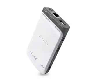 Tenda 3G300M Router Portable MiFi 3G 300Mbps, Formato Mini,1x USB de Alimentación, 1x USB 2.0, 1x 10/10Mbps LAN/WAN
