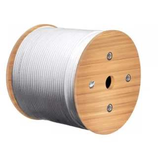 eRize ERZNC-SF7CULZ-500B CABLE SFTP CAT7 (500M. EN BOBINA) Cable Cat. 7 S/FTP CU LSZH rígido. blanco CPR Dca 500m.