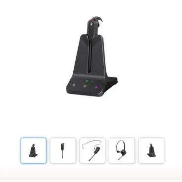 Yealink WH63 E2 UC / Teams Auricular convertible DECT, 4 opciones de colocación, conexión USB Type A Tecnología Acoustic