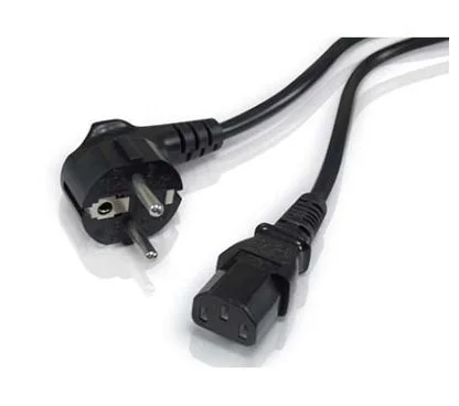 Erize N000900L041A18OEM Cable de alimentación (1.8 M) de color negro con conector Schuko macho a conector IEC320 C13 hembra
