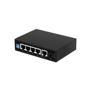 eRize ERZ-IS01G00411R-4075A - Switch Industrial No Gestionable, 6 Puertos (4x Gbps + Uplink Gbps + Uplink SFP Gbps)