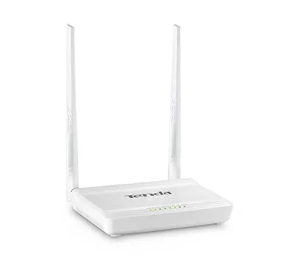 Tenda D302 Módem Router ADSL2, 2T2R 11n, 2X 10/100Mbps LAN, 2x Antenas Fijas 5dBi, Annex A/L/M, TR069, PPPoE, PPPo