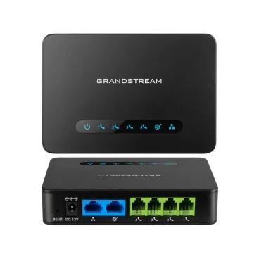 Grandstream HT814 V2 Adaptador de teléfono analógico (ATA)/gateway 4 x FXS (RJ11), 2 x 10/100/1000 Mbps (RJ45).Router NAT