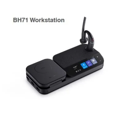 Yealink BH71 Workstation Auricular inalámbrico monoaural con estación de trabajo incoroporada