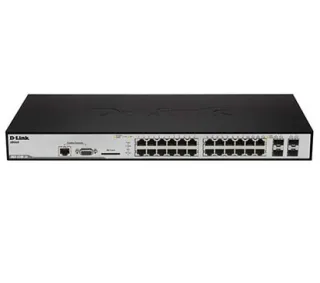 Dlink DGS-3200-24 Metro Ethernet xStack 20-port 10/100/1000Mbps Gigabit Managed Layer 2 Switch + 4-port Combo 1000BaseT/SFP