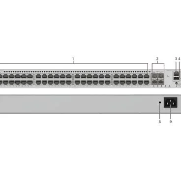 Huawei Ekit Datacom S310-48PN4X Switch Capa 3 48 puertos 10/100/1000/2.5GBASE-T (PoE budget 360 W PoE+), 4 puertos 10GE SFP+