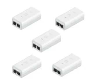 Ubiquiti POE-24-24W-5P (Pack 5x UBIQUITI POE-24-24W-G) PoE Injector, 24VDC, 24W, 5-Pack, Gigabit