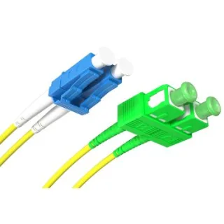 Opton OP-SCA-LCU-SM-DX-2 Fibre Optic Patchcord SC/APC-LC/UPC SM duplex 2m