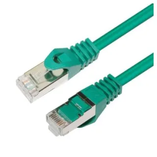 eRize - Cables de Red ERZ-EPRJ45SF07CULZ-025-GN Latiguillos CAT7 S/FTP Verde 0,25 metros LSZH