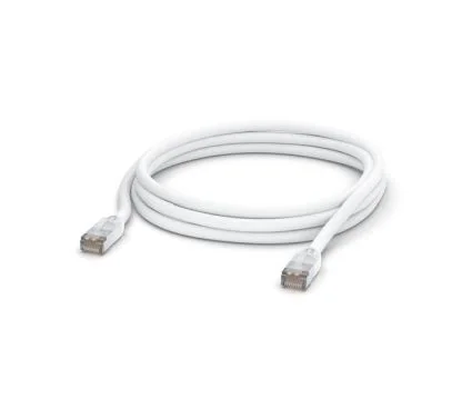 Ubiquiti UACC-Cable-Patch-Outdoor-3M-W Cable de conexión de cobre trenzado de 24 AWG resistente para exteriores con conector