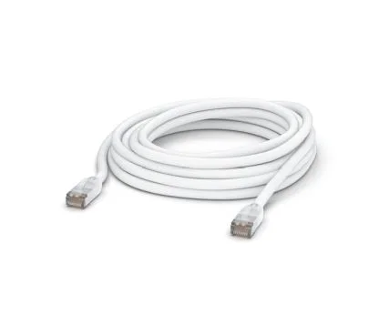 Ubiquiti UACC-Cable-Patch-Outdoor-8M-W Cable de conexión de cobre trenzado de 24 AWG resistente para exteriores con conector
