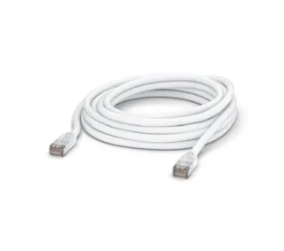 Ubiquiti UACC-Cable-Patch-Outdoor-8M-W Cable de conexión de cobre trenzado de 24 AWG resistente para exteriores con conector