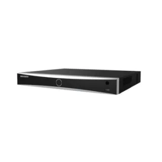 Hikvision DS-7608NXI-K2 - Grabador IP de Sobremesa, 8 Canales, Capacidad para 2 HDD de 10TB (no incl.), Compresión