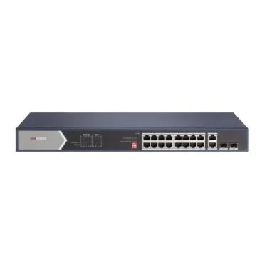 Hikvision DS-3E0520HP-E Switch Gigabit PoE+ No Gestionable, Sobremesa (Enracable con Accesorios), Carcasa Metal, 250W