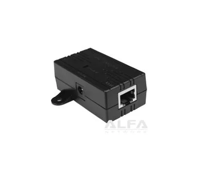 Alfa Network APOE02 / APOE02-WM - Inyector PoE Pasivo con Soporte de Pared