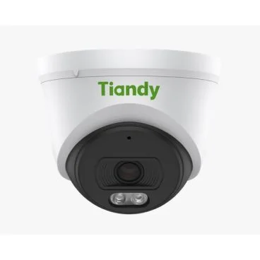 Tiandy TC-C320N Spec:I3/E/Y/2.8mm - Cámara IP Formato Turret, Resolución 2MP 25/30fps (1920×1080px), Lente Fija (2.8mm)