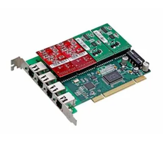 ATCOM AX400P PCI 4x FXO/FXS Card Mainboard, PCI Interface,(Modules not included)