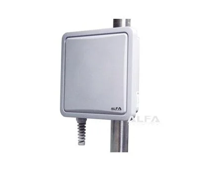 Alfa Network SOLO48N AP/CPE Resistente a Intemperie, 802.11a/b/g/n WiFi 4, Antena Integrada 18dbi 5Ghz y Conector N Macho
