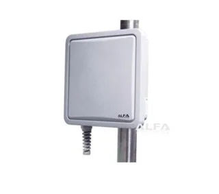 Alfa Network SOLO48N AP/CPE Resistente a Intemperie, 802.11a/b/g/n WiFi 4, Antena Integrada 18dbi 5Ghz y Conector N Macho