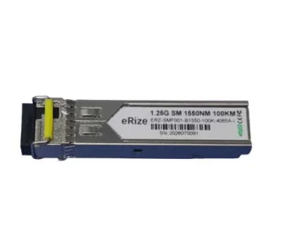 eRize ERZ-SMF001-B1550-100K-4085A-I - Módulo SFP Industrial BiDi, 1.25G, Monomodo (SM), Conector LC, 100KM, RX 1490 nm TX