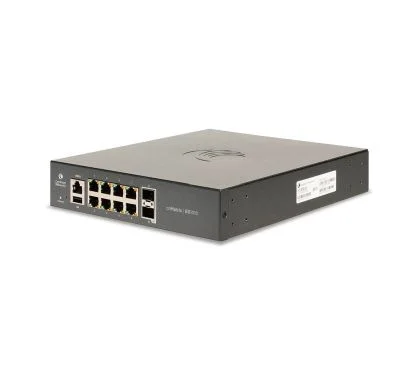Cambium MX-EX1010xxA-E cnMatrix EX1010, Intelligent Ethernet Switch, 8 1-Gbps and 2 1-Gbps SFP fiber ports - no power c