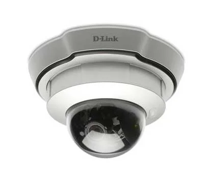 Dlink DCS-6110 Professional IP Internet Security Camera Fixed Dome, PoE - VGA progressive CMOS sensor - Minimum illumination