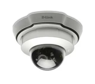 Dlink DCS-6110 Professional IP Internet Security Camera Fixed Dome, PoE - VGA progressive CMOS sensor - Minimum illumination