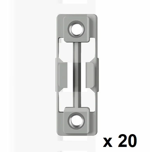 Ubiquiti UACC-RACK-PM-KIT Kit de montaje en rack de precisión (20 uds) 1U para garantizar instalaciones en rack uniformes