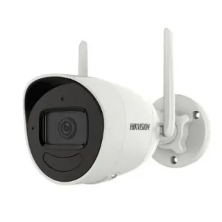 Hikvision DS-2CV2021G2-IDW(2.8mm)(E)/EU - Cámara IP Wi-Fi Formato Bullet, Resistente a Intemperie, Resolución 2MP 20fps