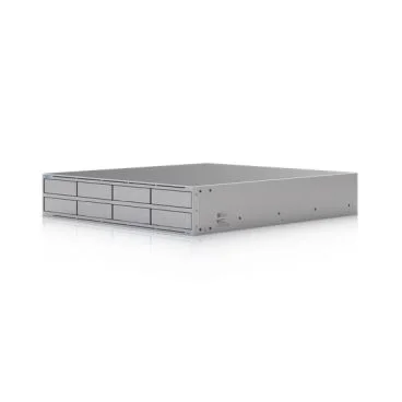 Ubiquiti UNAS-Pro-8 NAS de montaje en rack de 2U con 8 bahías para discos duros de 2.5/3.5 pulgadas y 2 ranuras SSD M.2 NVMe